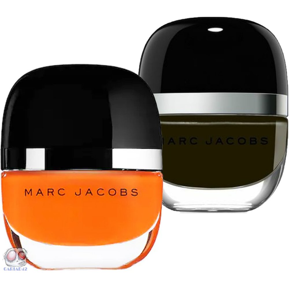 Marc Jacobs Nail Color 114 Snap Orange & 190 Dark Green (0.43oz) .. NEW